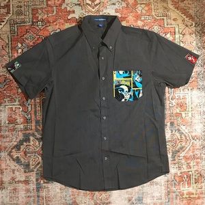 Batman/Joker/Harley Quinn button down